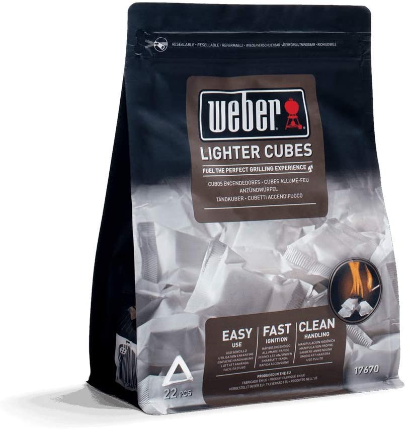 Weber 17670 Lighter Cube, 4 x 18 x 20 cm, Mixed