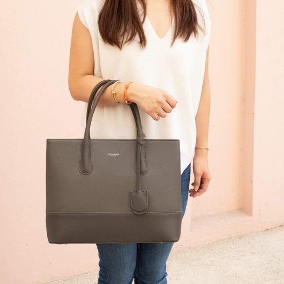 David Jones - Women's Large Handbag - Tote Bag Shopper Genuine Leather Style - Ladies Shoulder Crossbody Bag Multiple Compartments - Work Business School Top-Handle Satchel Briefcase - Image 3