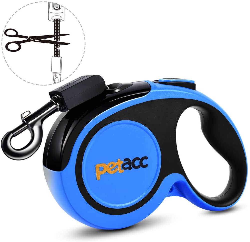 Petacc Retractable Dog Lead, Antibite Retractable Dog Leash 360