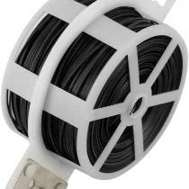 Shintop Garden Plant Ties, 328 Feet Twist Ties with Cutter, Garden Tie Wire for Gardening, Home, Office (Black)