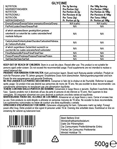 Bulk Glycine Powder, 500 g, Packaging May Vary, 500 g (Pack of 1) - Image 3