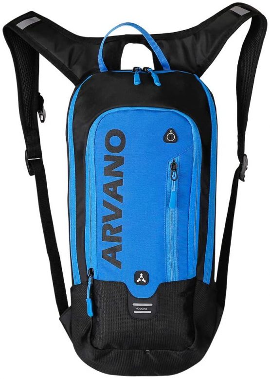 Arvano Cycling Backpack Mountain Bike Rucksack Small Lightweight Running Daypack Breathable Mini Ski Rucksack 6l for Skiing Mtb Biking Bicycle Day Hiking Camping Sports Bag Gifts for Men Women