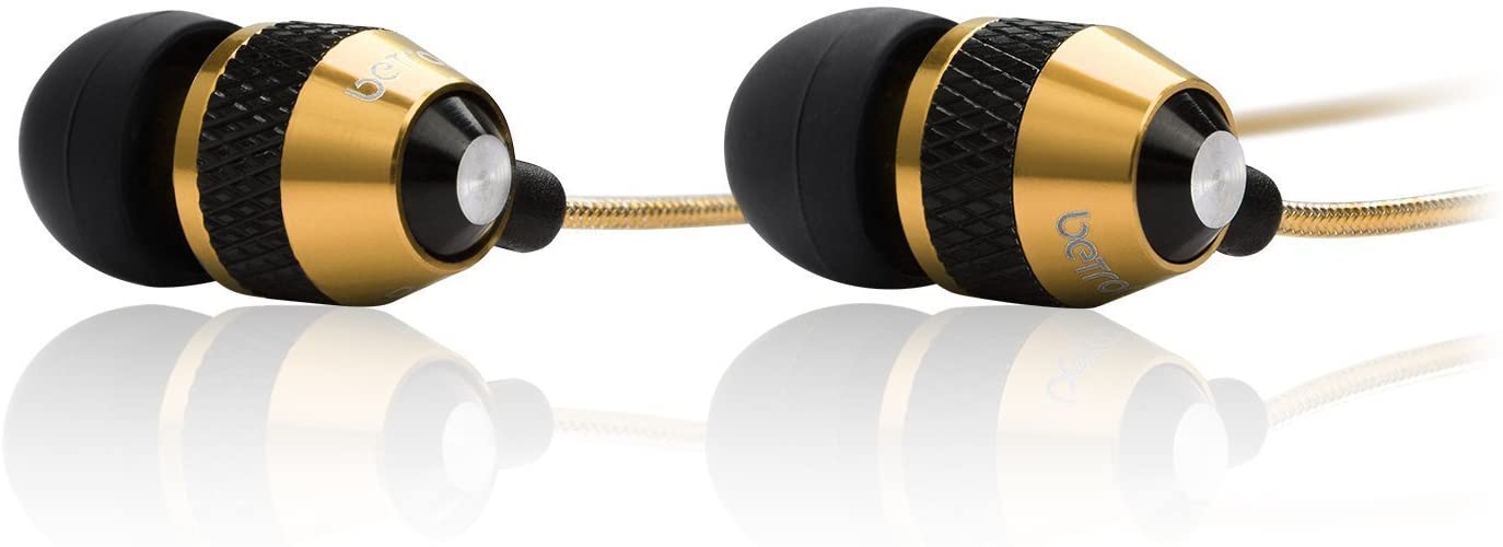 Betron B25 Earphones, Noise Isolating In-Ear Wired Headphones with Strong Bass, Tangle-Free Cord, Lightweight - Image 4