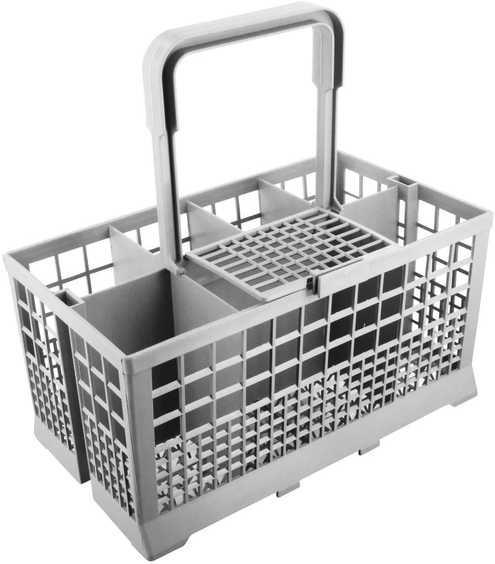 Paxanpax PLD001 Cutlery Basket Fits brands: BHS Group, Neff, Siemens, Gaggenau Dishwasher, Grey, 24 x 13.5 x 12.5 cm