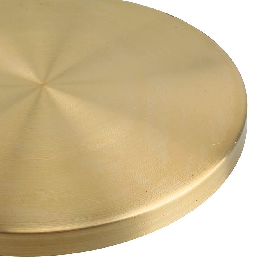 Yibuy 150mm Brass Instruments Copper Cymbals Opera Gong with Round Play Hammer Drumstick - Image 4