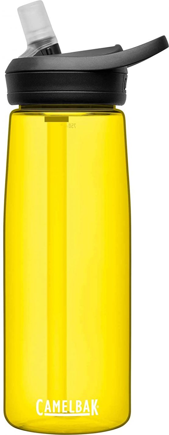 Camelbak Unisex Adult eddy+ Bottle - 001 Black/Grey, 0.75 Litre