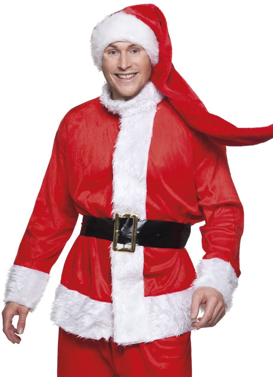 Boland 13425 Santa Hat Unisex Adult One Size, Red - Image 4