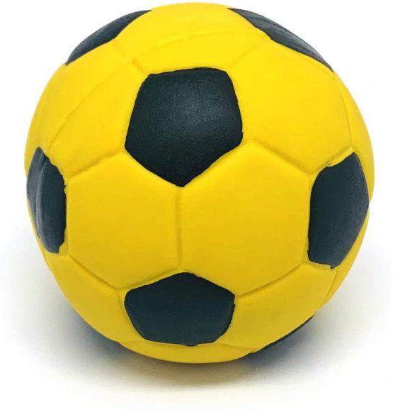 Chiwava 3PCS 2.7'' Squeak Latex Dog Toy Football Chew Fetch Throw Ball for Medium Dogs Interactive Play - Image 4