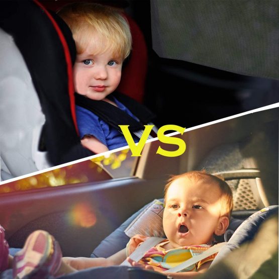 Goosky Car Window Shades for Baby, Car Sun Shades For Kids UV Sun Protection for Adults Pets, Car Blinds Fits Most Vehicles (2Pack) - Image 3