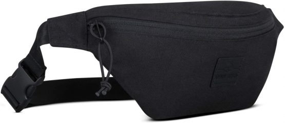 Bum Bag Women & Men Black - JOHNNY URBAN "Erik" Fanny Pack Made of Recycled PET Bottles for Festivals & Sports - Hipster Hip Bag Crossbody Bags Waist Pack Travel Carrier Water-Repellent - Image 2