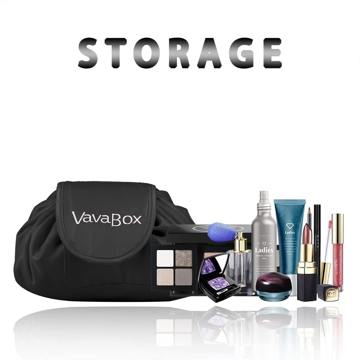 Lazy Drawstring Makeup Bags - Image 2