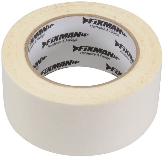Fixman 193171 Low Tack Masking Tape 50 mm x 50m