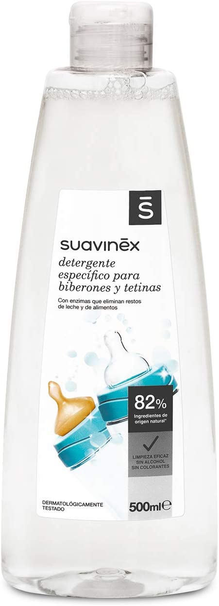 Suavinex 400706 Special Detergent for Baby Bottles and Teats, 500 ml (Paquete de 1)