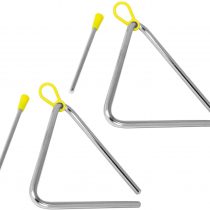 Tiger 15cm Pack of 2 Triangle Instrument with Beater