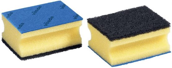 Vileda Glitzi Plus Washing Up Sponge with Anti-Bacterial Coating/Thorough, Hygienic and Absorbent - Image 2