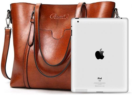 BestoU Handbags for Ladies PU Leather Women Shoulder Bag Large Tote Shopper - Image 3