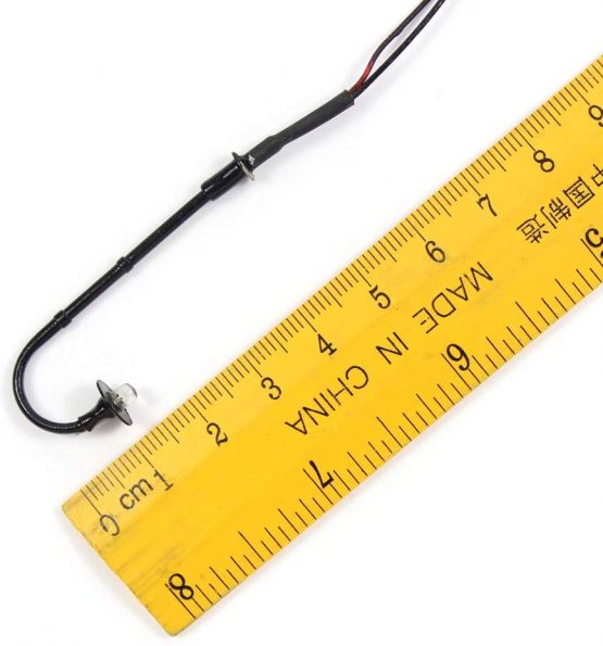 Evemodel L005 10pcs Model Trains Lamppost lamp HO N 5cm LED 12v street light - Image 4
