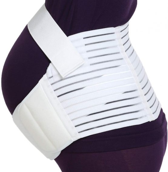 Neotech Care Pregnancy Support Maternity Belt, Waist/Back/Abdomen Band, Belly Brace, Beige, Size M - Image 3