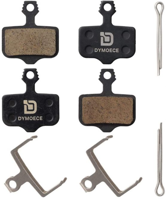 Dymoece 2 Sets Bicycle Disc Brake Pads for Avid Elixir 1 3 5 7 9 R ER CR Mag Sram XX X7 X9 XXWC DB1 DB3 DB5(Resin,Semi-Metallic,Sintered Metal)