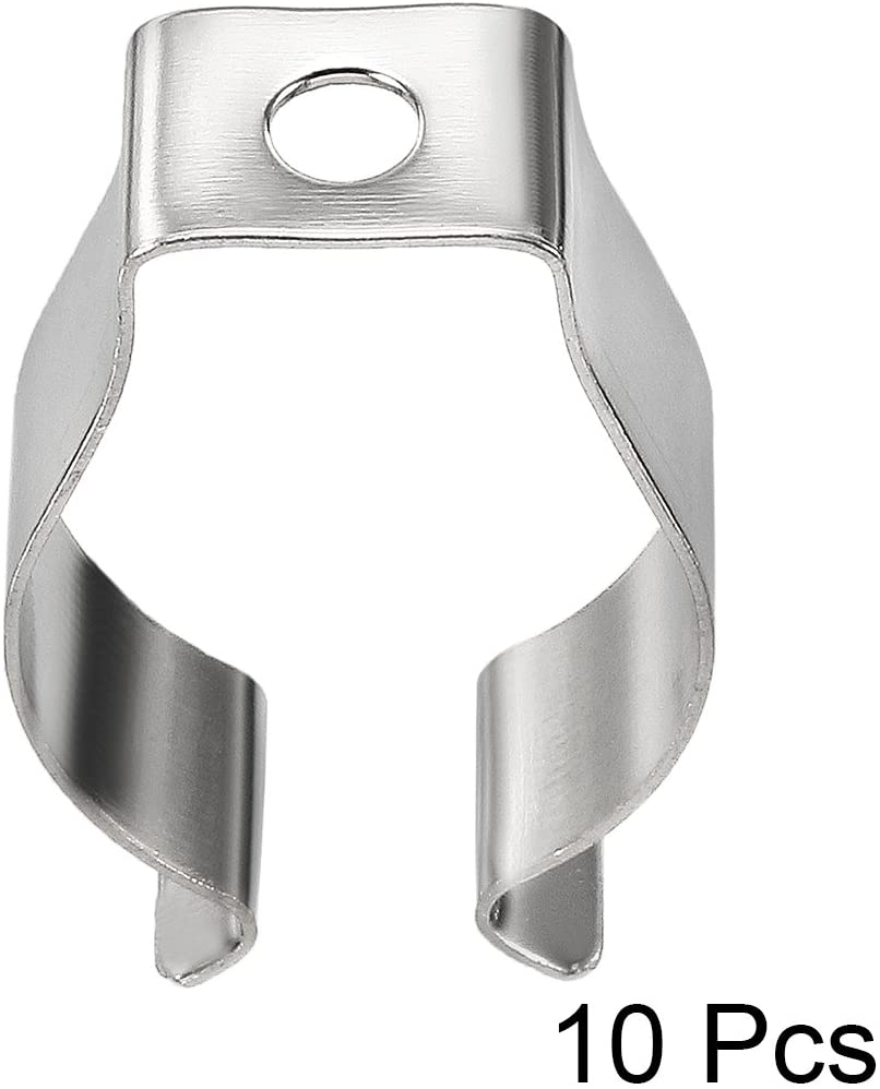 sourcing map T8 U Clips Holder Bracket for LED Light Tube LED Fluorescent Tube Replacement Mounting Accessories - Image 2