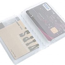 New 10 Page 20 Card Plastic Wallet Insert for Bifold Business Credit Card Holds