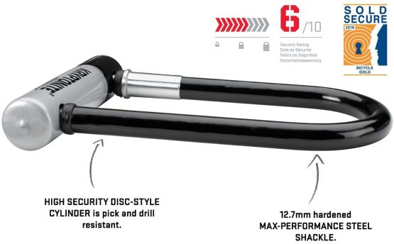 Kryptonite Kryptolock Series 2 Mini-7 Bicycle Lock w/4-Foot Kryptoflex Double Looped Cable - Image 2
