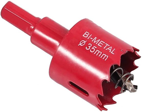 Proster Hole Saw 11 PCS Hole Cutter HSS Center Drill Bits Set Spring Drill Hole Cutters 15-50MM Saw Set Stainless High Speed Steel Metal Alloy for Soft Wood PVC Board and Plastic - Image 3