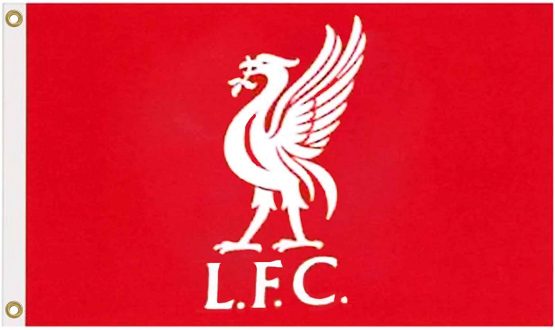 Giant Official Liverpool Football (2019 Premier League) Crest Flag (100% Polyester & Measures 5ft x 3ft) - Image 2