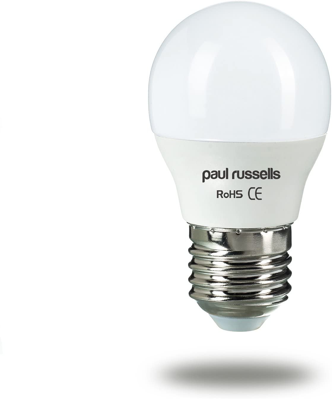 paul russells LED Light Edison Screw E27, 40w Equivalent, 4.9W 470 Lumens LED Bulbs, 6500K Bright Daylight