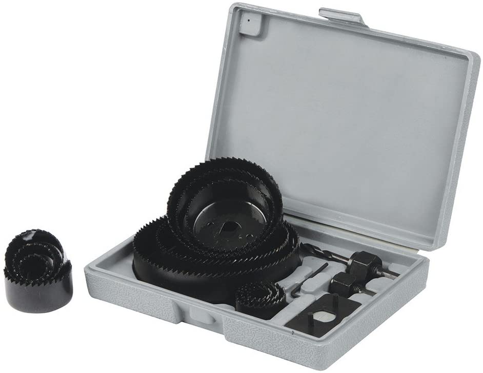 Silverline Holesaw Kit - 16 Piece Set, 19mm to 127mm Diameter for Wood Metal & Plastic Cutting (633729), Black, 19 - 127mm Dia - Image 3
