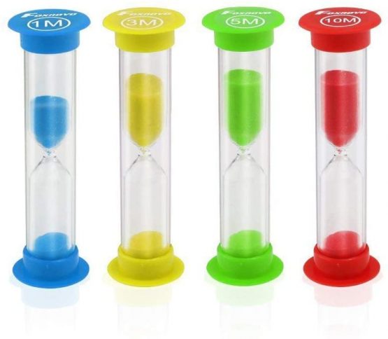 STONCEL Hourglass Sand Timer,Sandglass Sand Clock Timer 1min / 3mins / 5mins / 10mins/20mins/30mins, Kids Toothbrush Timer for Children Playing Games Classroom Kitchen Office Decoration - Image 2