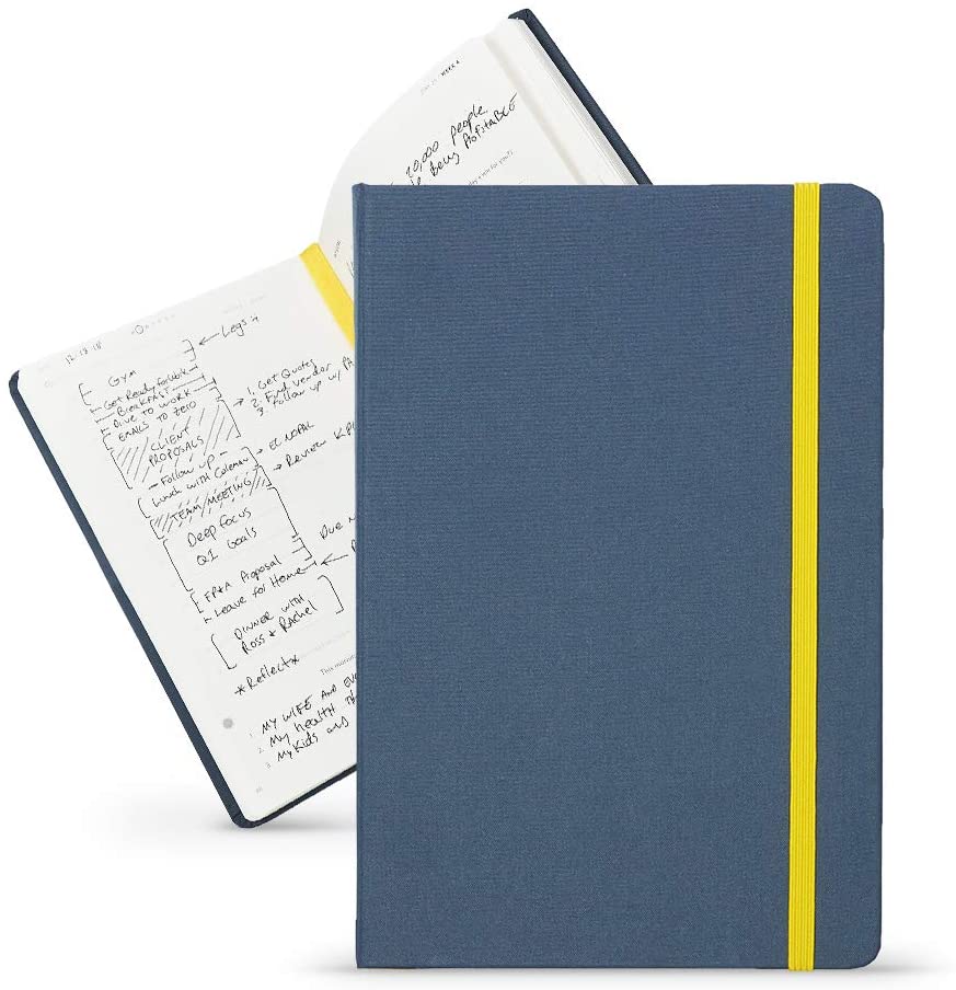 SELF Journal by BestSelf — Undated Daily, Weekly and Monthly Life Planner Organizer with Proven Productivity and Positivity System for Maximum Achievement and Goal Success — 5.75" x 8.5” Notebook
