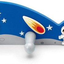 Mousehouse Gifts Children's Rocket Space Themed Triple Coat Hook Wall Hook for boys Nursery or Bedroom Decoration