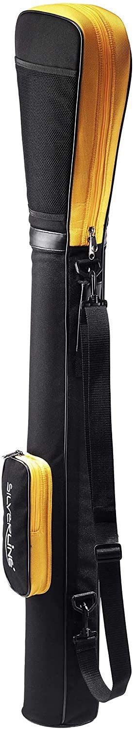 Golf Pencil Bag - Rang Bag - Travel Bag...... Colour: black / orange - Image 2