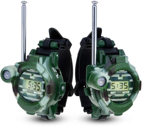 YDI Walkie Talkies for Kids, Two-Way Long Range Watch Radio Transceiver with Flashlight for Children, Outdoor Toys Gifts For Girls & Boys, 2 Pack - Image 2