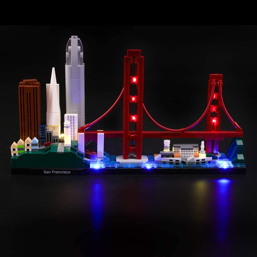 LIGHTAILING Light Set For (Architecture San Francisco) Building Blocks Model