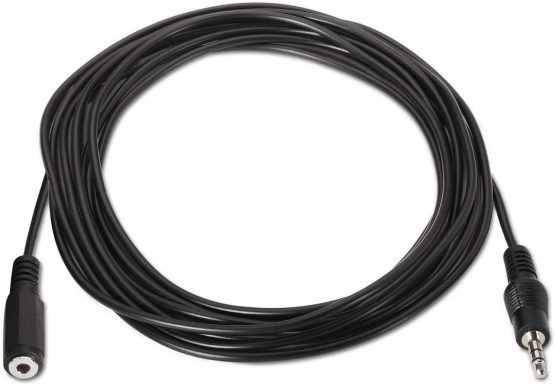 AISENS A128 – 0145 – Stereo Audio Cable with Jack 3.5 1.5 m, Black - Image 2