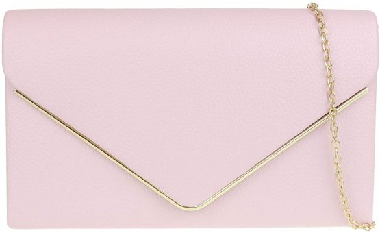 Girly HandBags Metallic Frame Clutch Bag