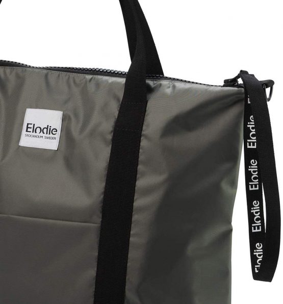 Elodie Details Changing Bag Soft Shell - Tote Nappy Bag - Stroller Strap and Changing Mat Included - - Brilliant Black - Image 3