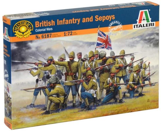 ITALERI 6187S – 1:72 British Infantry and Sepoys, model building, construction, craft, hobby, gluing, plastic kit, detailed