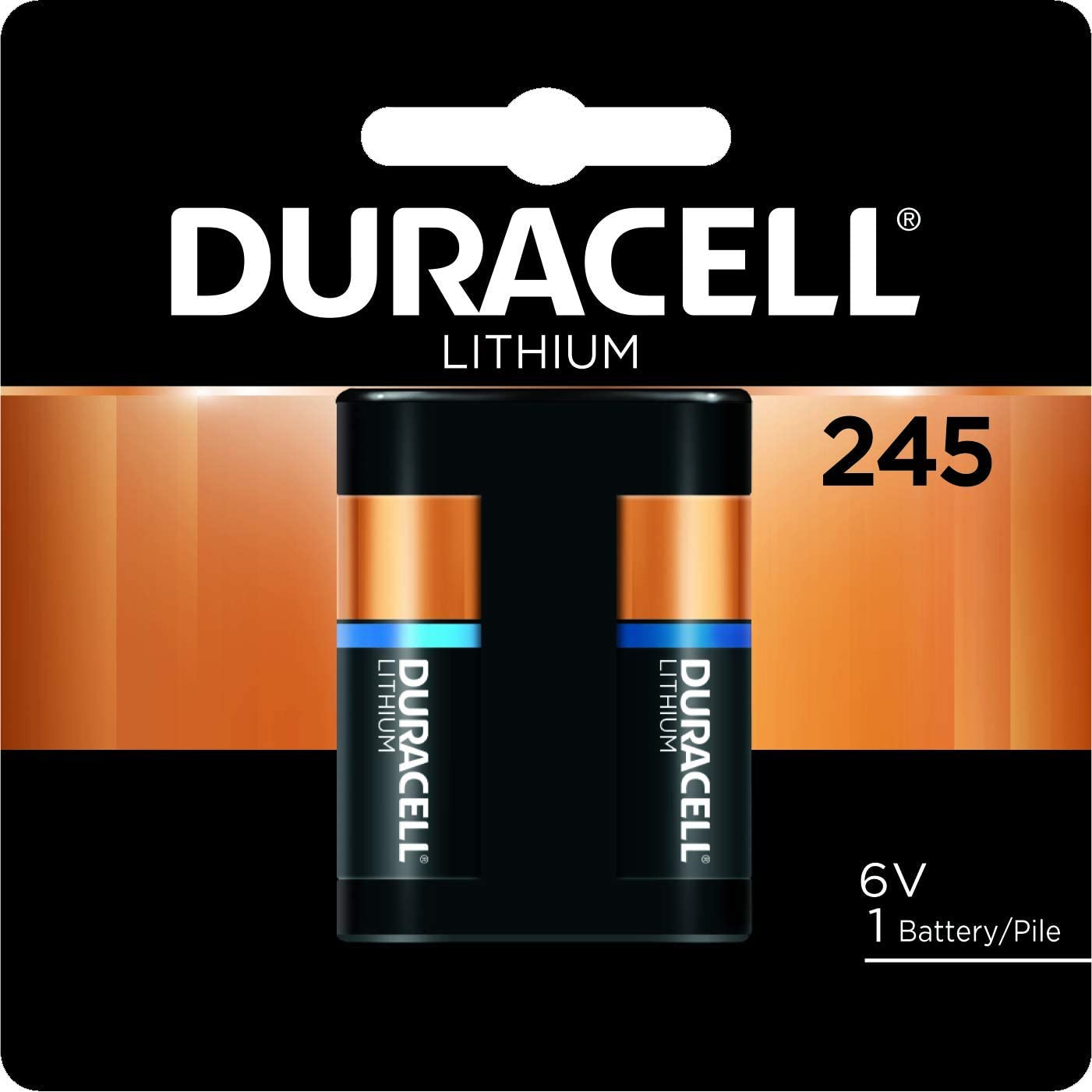 Duracell 2CR5 lithium high performance battery, 1 piece, mehrfarbig
