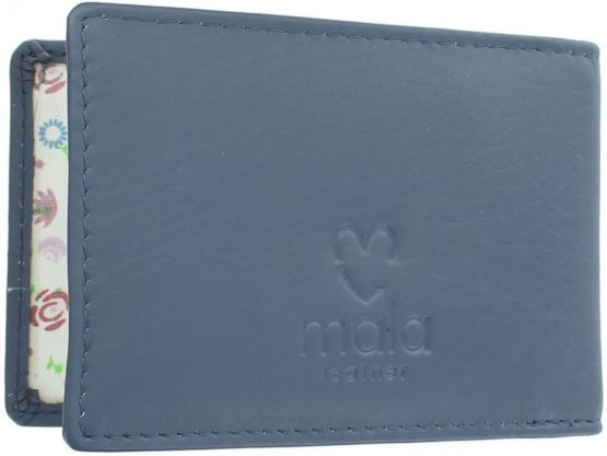 Mala Leather Best Friends Collection Travel Pass / Oyster Card Holder 631TC_65 Navy - Image 4