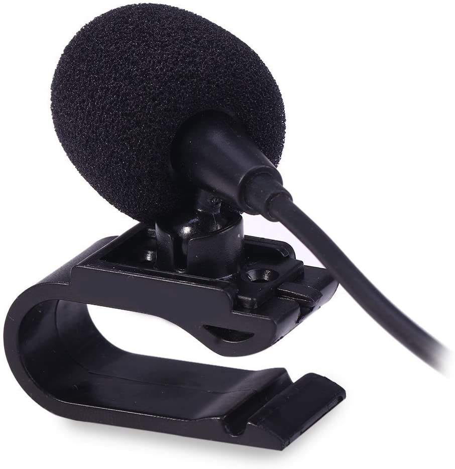 Angkoole 3.5mm Portable Car External Microphone Mic for DVD Radio Laptop Stereo Player Head Unit with 3m Cable Plug and Play - Image 4