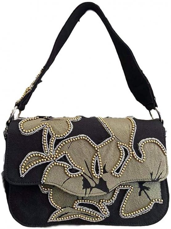 Desigual Hibiscus Rock Am Across Body Bag Negro