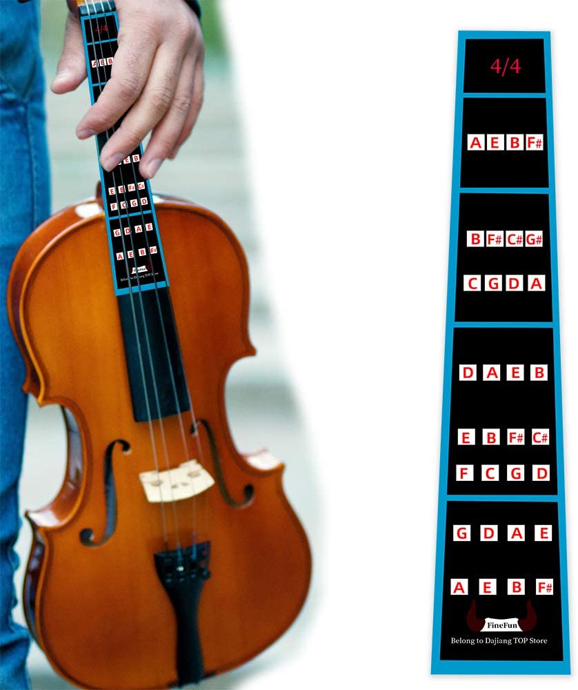 FineFun Violin Finger Guide/Fingerboard Sticker Fret guide Label Finger