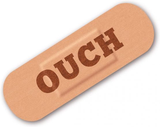 ZygoMax Ouch Car Sticking Plaster - Car Decal for Dents and Scratches