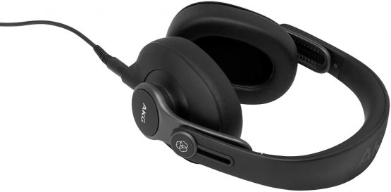 AKG K371 Studio Headphones, Over-Ear Closed-Back Design for Professional Performance, Lightweight and Foldable with 8 position hinges, Premium Isolating Earpads, Reinforced for AKG Durability - Image 2