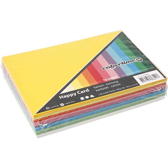 Colortime 120-Piece Spring Card, Assorted Colors - Image 3