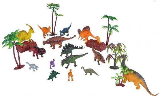 Wild Republic 22113 Toy Figure Set Dinosaur Toy Bucket Adventure Bucket 20 cm 23 Pieces Multi - Image 2