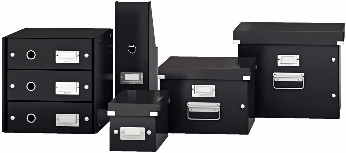 Leitz A3 Storage Box, Click and Store Range, Large, Black, 60454095 - Image 3